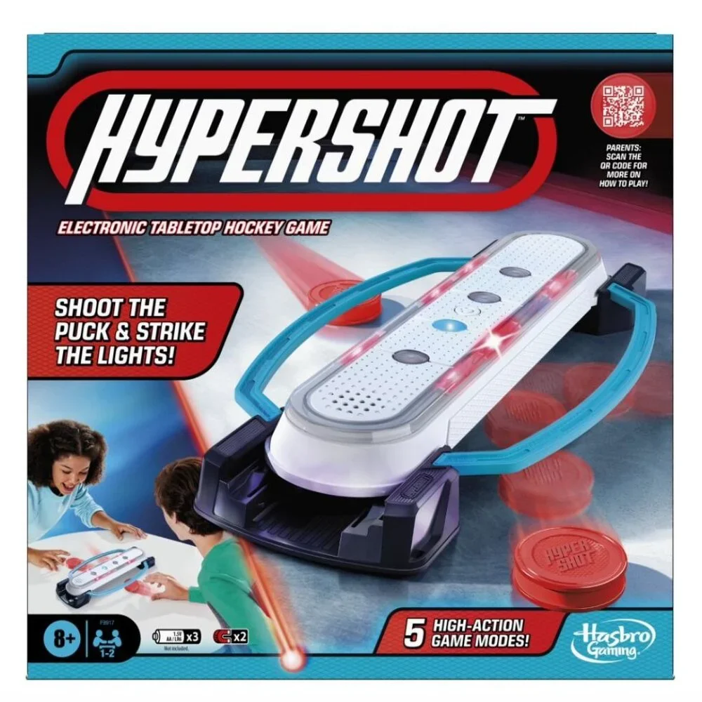 Hypershot Electronic Tabletop Hockey Game By Hasbro For Ages 8+